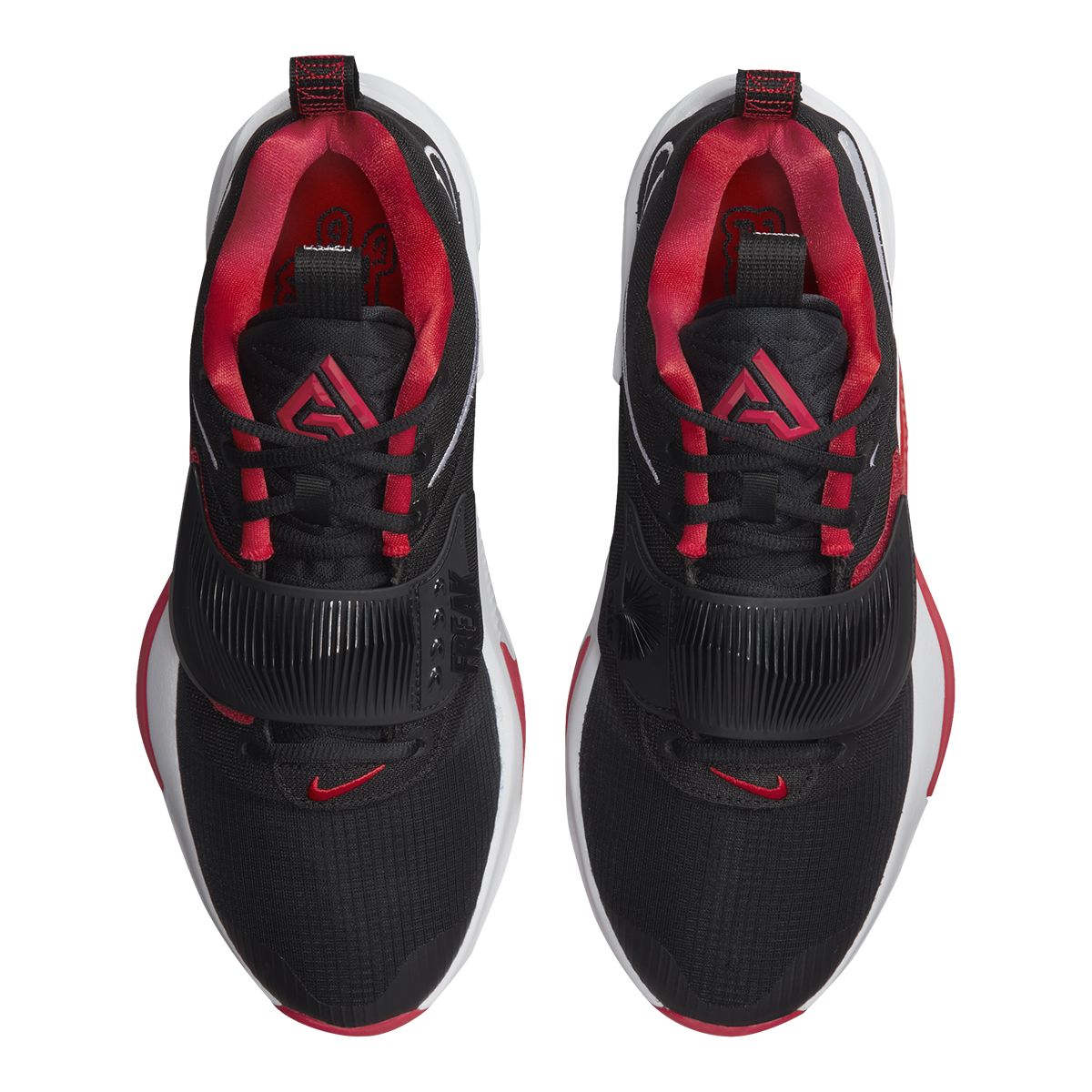 Nike Men's Zoom Freak 3 Bred Basketball Shoes, Indoor