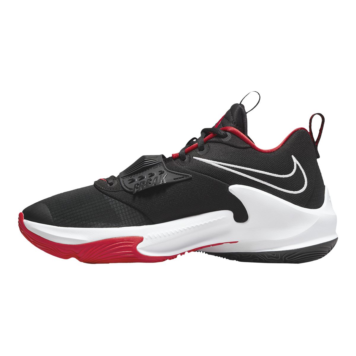 Nike Men's Zoom Freak 3 Bred Basketball Shoes, Indoor