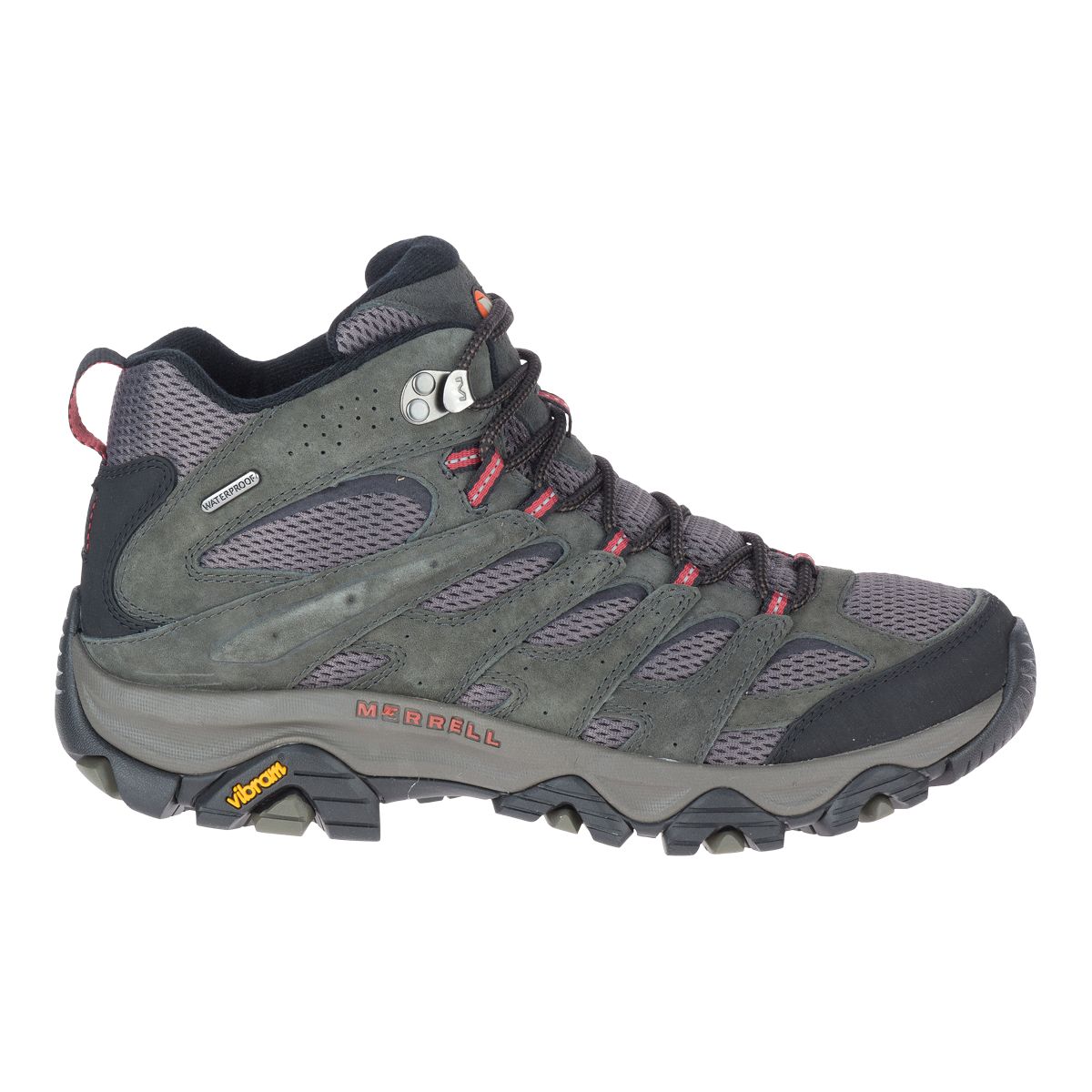 Image of Merrell Men's Moab 3 Mid Wide Leather Hiking Boots