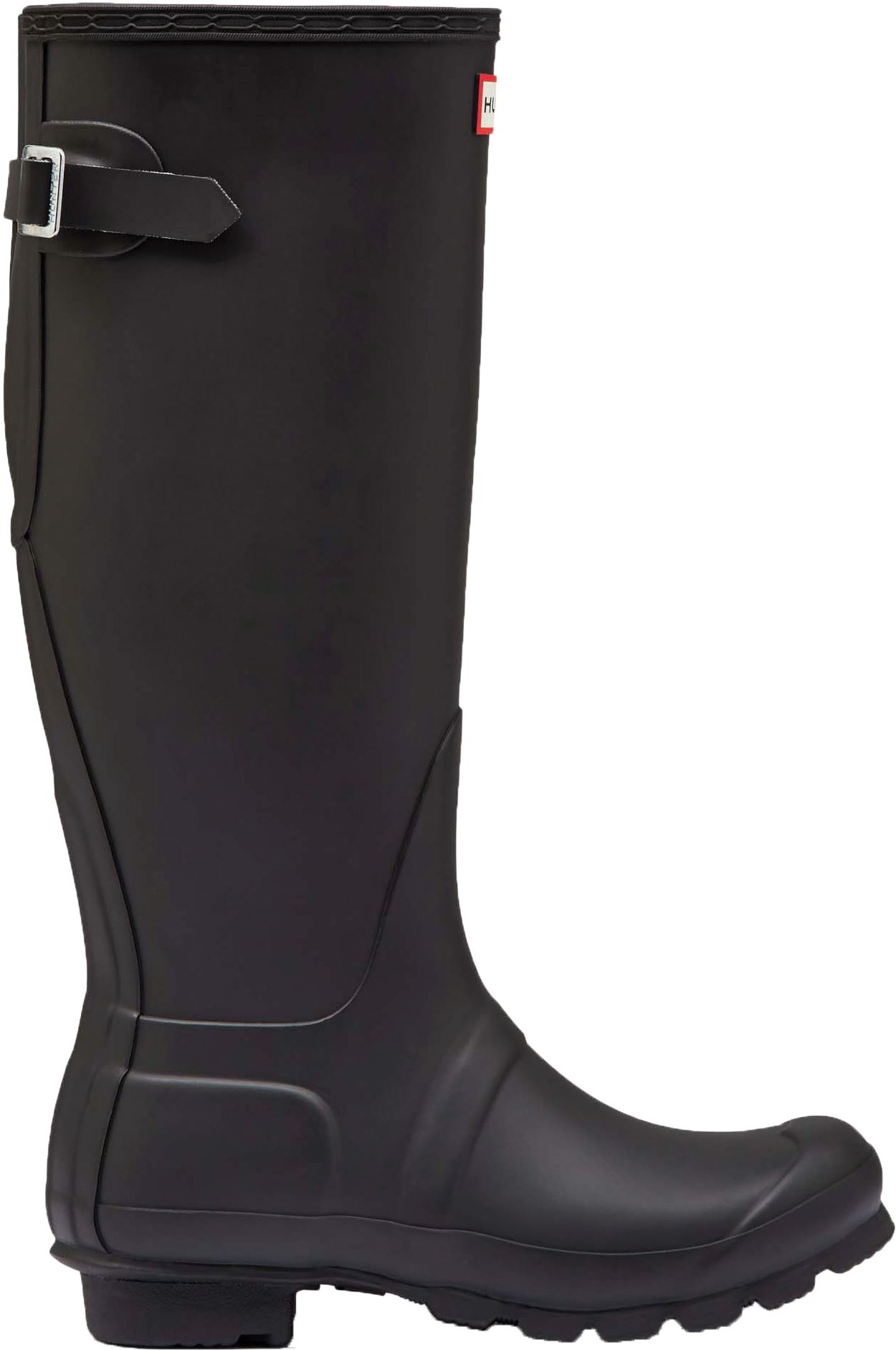 Hunter Women's Original Back Adjustable Wellington Rubber Rain Boots  Tall Waterproof