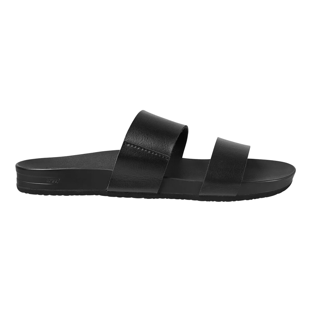 Reef Women's Cushion Bounce Vista Two Strap Slides/Sandals  Wide Fit