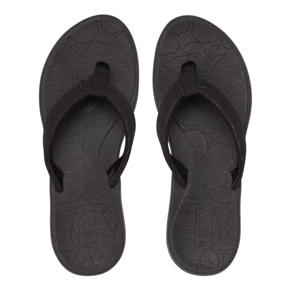 Roxy Women's Vickie Faux Leather Flip Flops