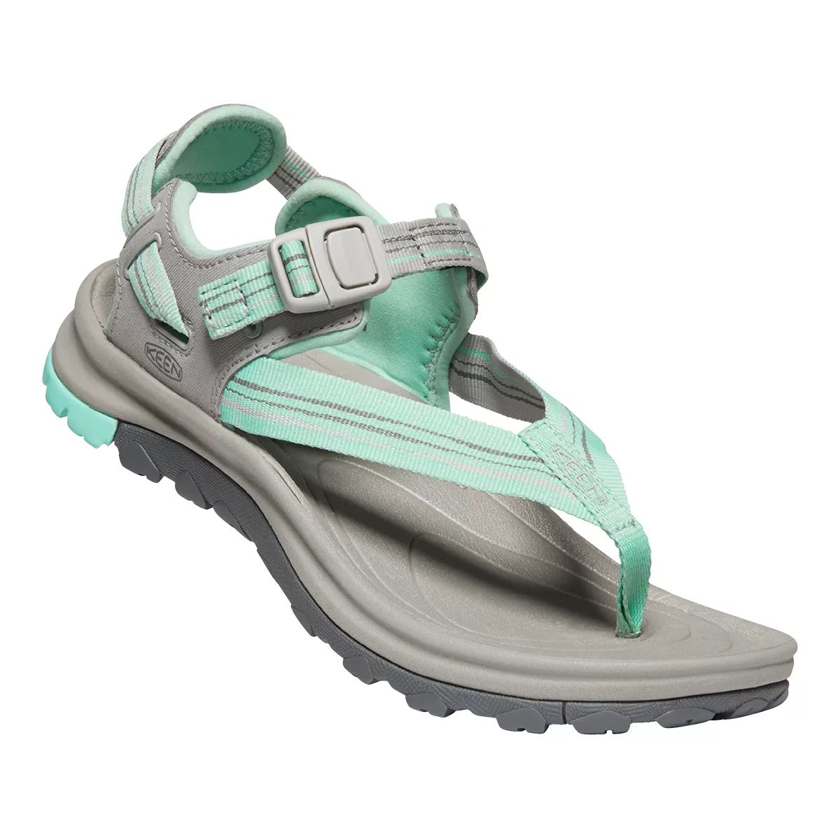 KEEN Womens Whisper Closed Toe Sport Sandals - Floral/Vapor - Jacob Time Inc