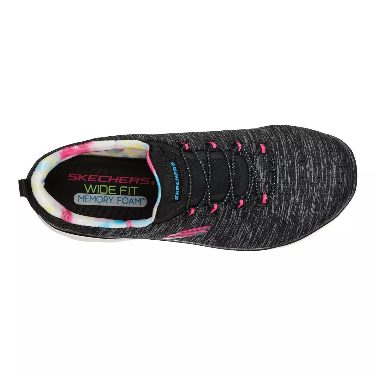 Skechers Women's Summits Rainbow Swirl Shoes, Slip On, Walking, Memory Foam