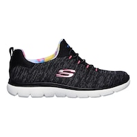 Skechers Women's Summits Rainbow Swirl Shoes, Slip On, Walking, Memory Foam Side_Right