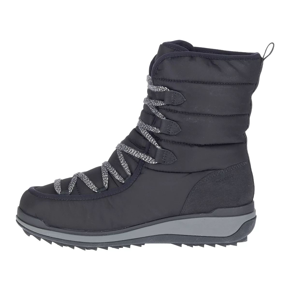 Merrell Womens Snowcreek Cozy Polar Waterproof Boots - Black