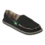 Sanuk Women's Donna Hemp Slip On Shoes, Hemp, Vegan Front_Three_Fourths_Angled_Right