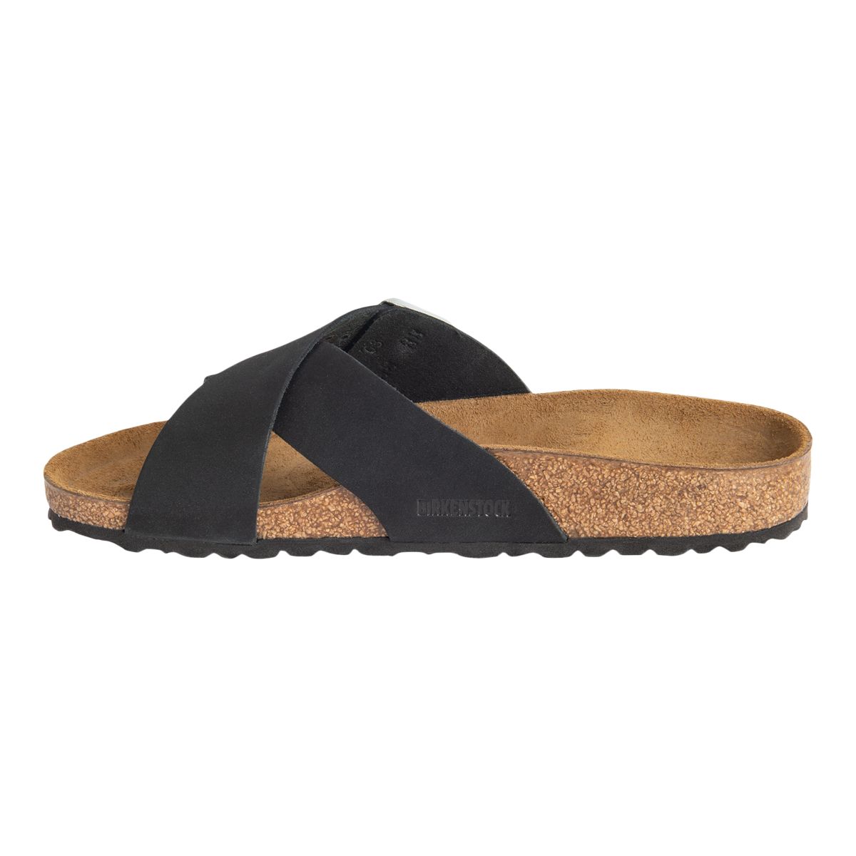 Birkenstock Women's Sienna Two Strap Slides/Sandals, Narrow Fit, Leather, Comfortable