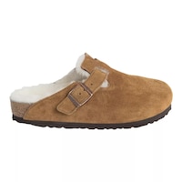 Birkenstock Women's Boston Shearling Suede Clogs Side_Right