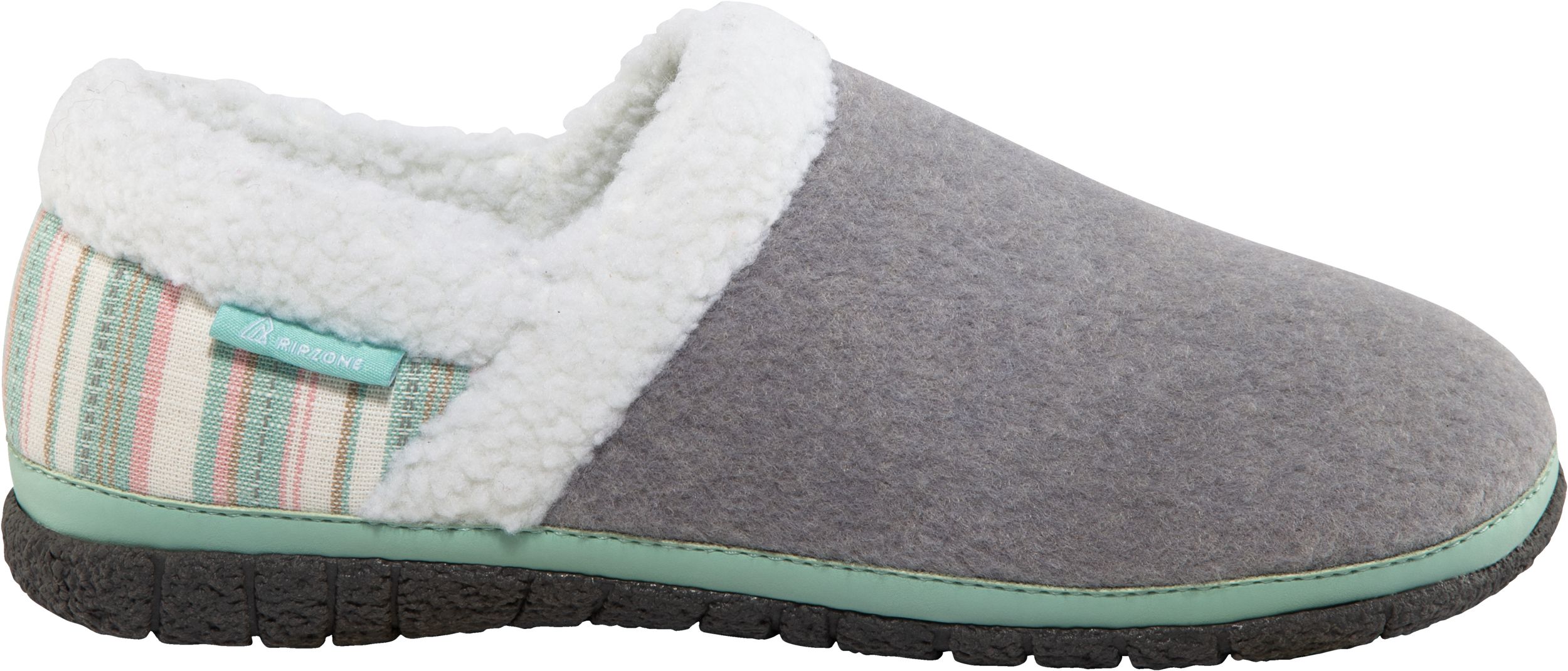 Ripzone Women's Shiloh Slippers, Slip On, Closed Heel, Memory Foam, Canvas, Wool