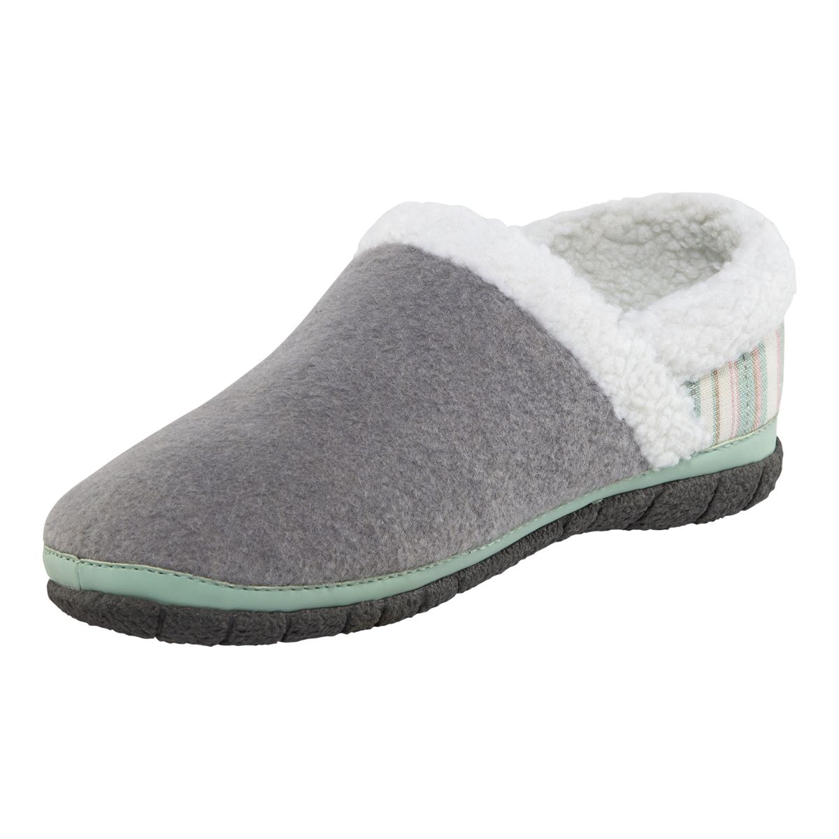 Ripzone Women's Shiloh Slippers, Slip On, Closed Heel, Memory Foam, Canvas, Wool