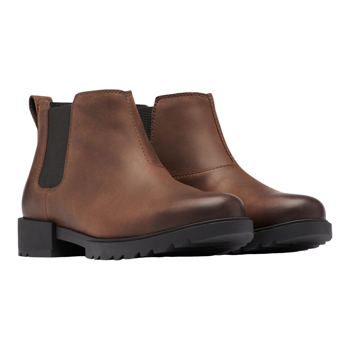 Sorel Women's Emelie II Chelsea Boots, Ankle, Slip On, Casual, Waterproof, Leather