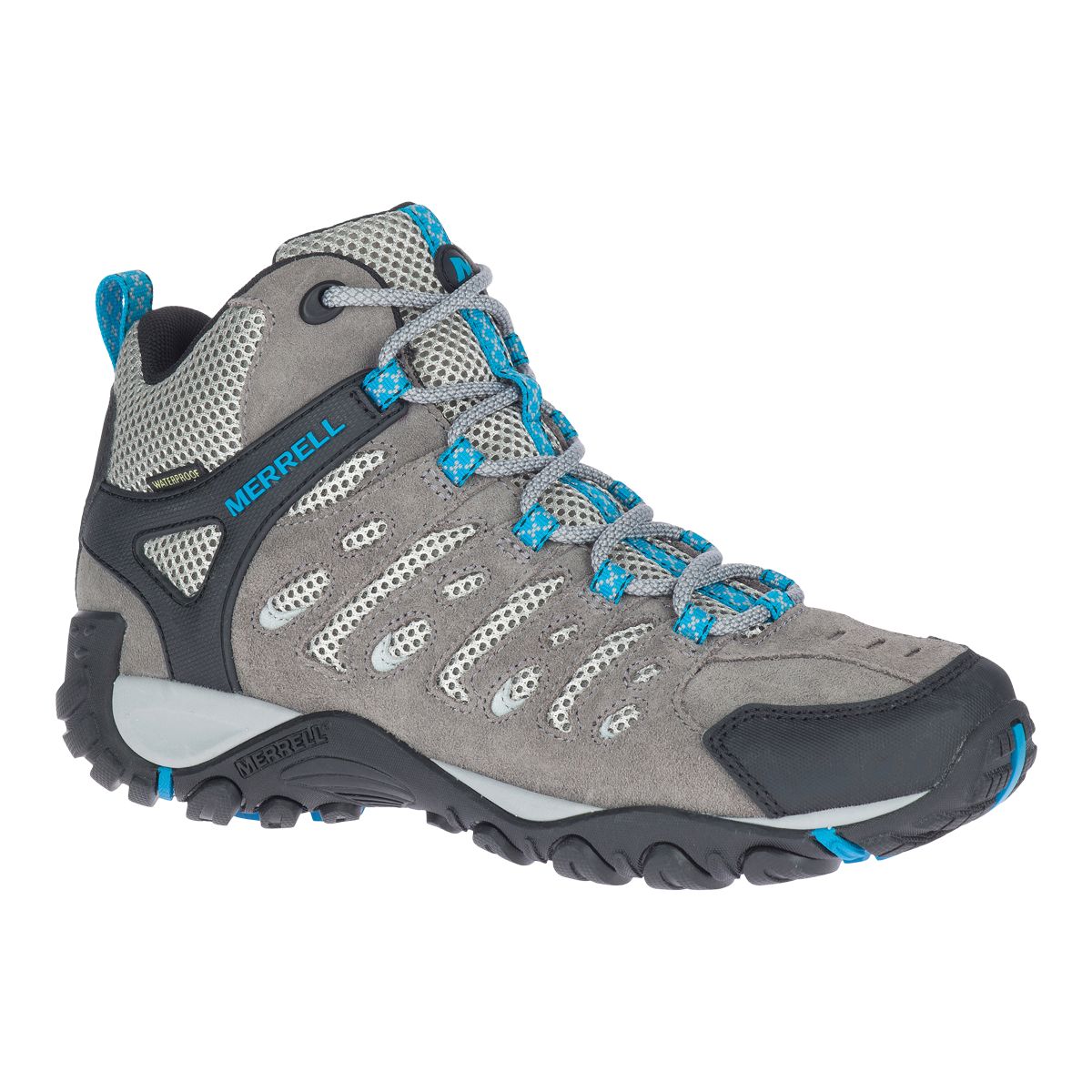 Merrell Bravada Mid J002506 Gray White Hiking Shoes Boots Women's Sz 10.5