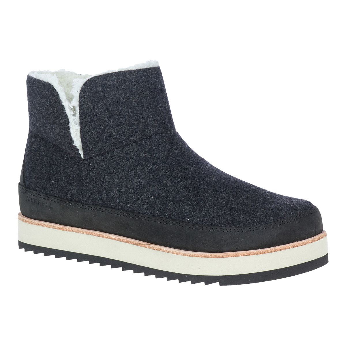 Merrell Women's Juno Pull On Boots, Ankle, Slip On, Casual, Hiking, Winter, Waterproof