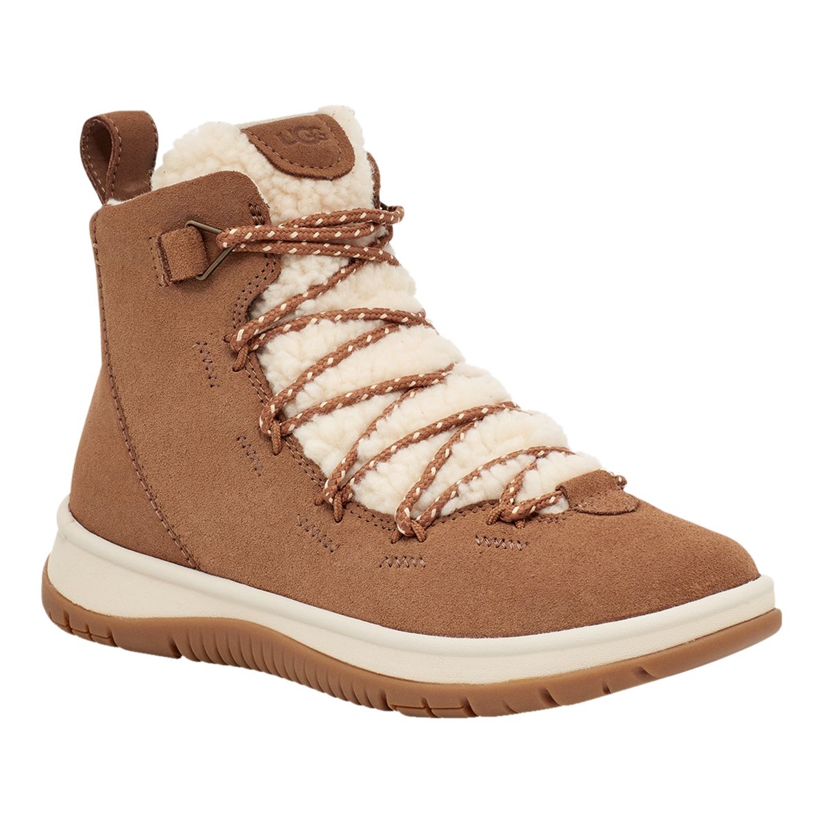 UGG Women's Lakesider Heritage Boots, Ankle, Winter, Waterproof, Wool, Leather