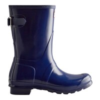 Hunter Women's Original Back Adjustable Gloss Rubber Rain Boots, Short, Waterproof Side_Right