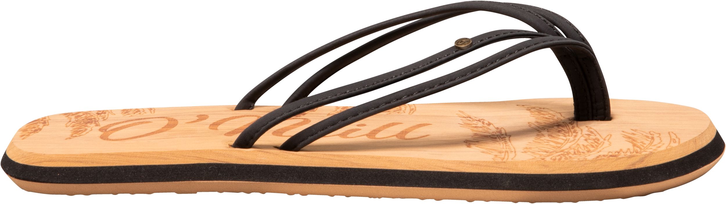 O'Neill Women's Ditsy Triple Strap Slip-On Sandals