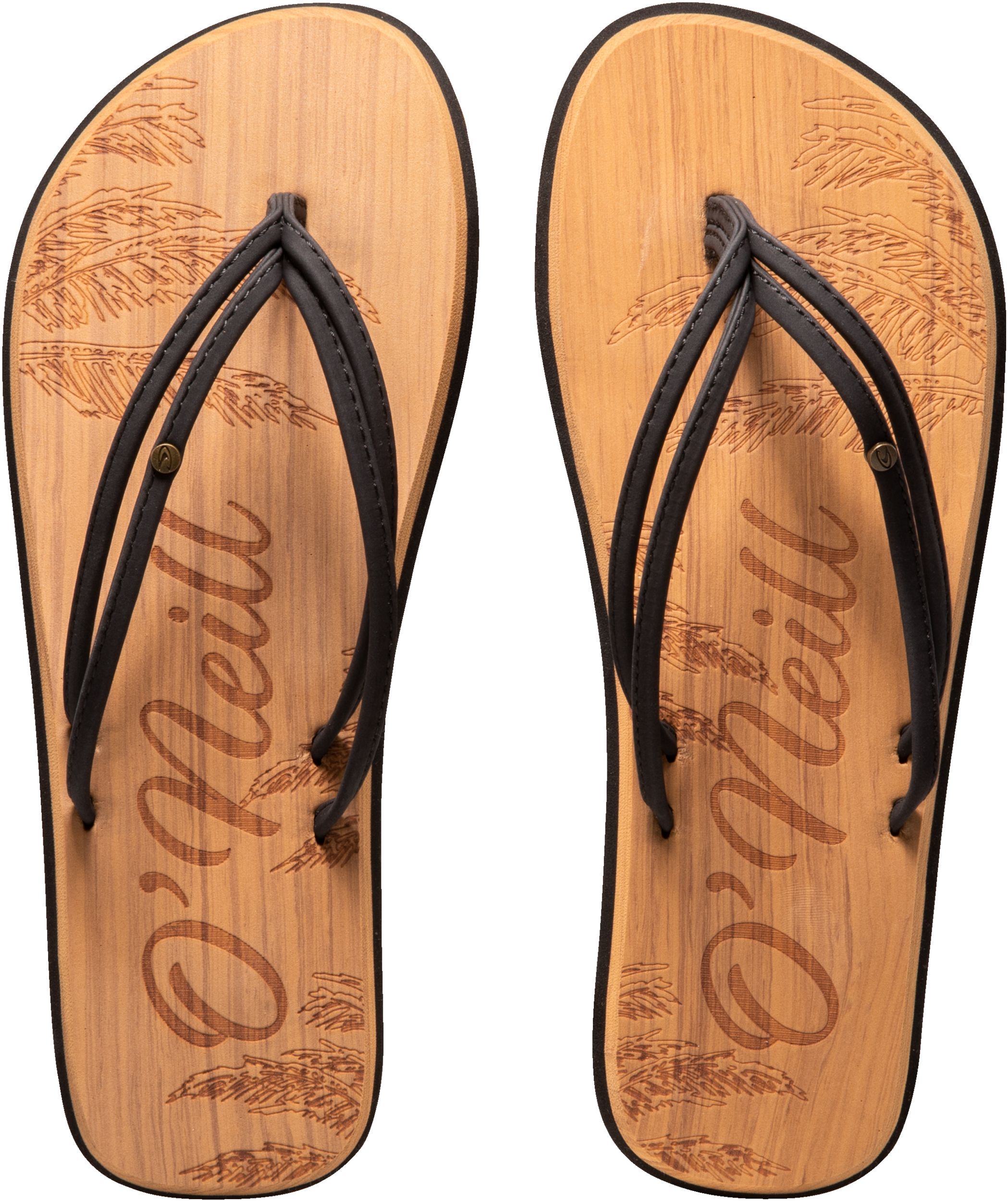 O'Neill Women's Ditsy Triple Strap Slip-On Sandals