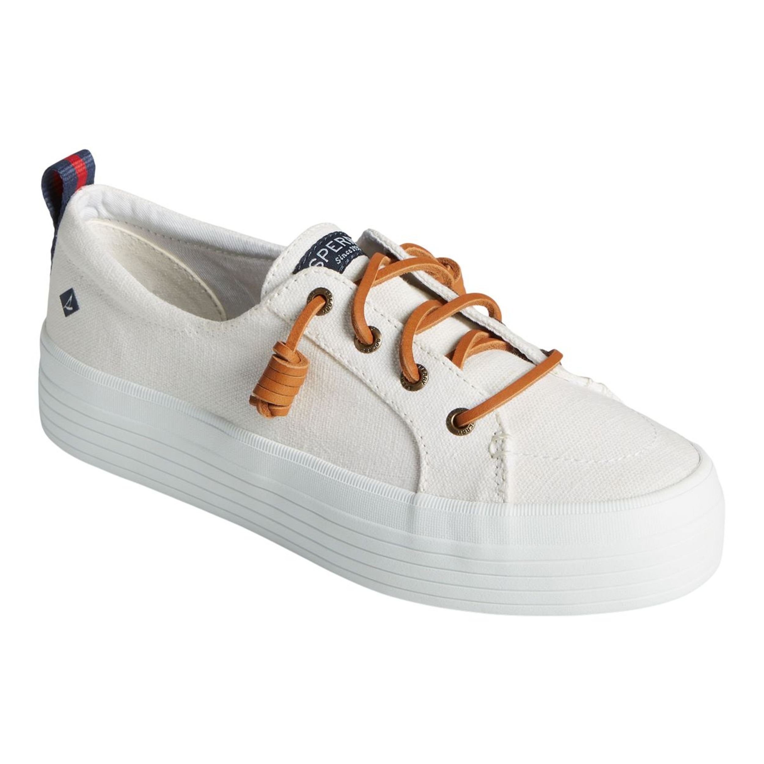 sperry women's crest vibe leather sneakers