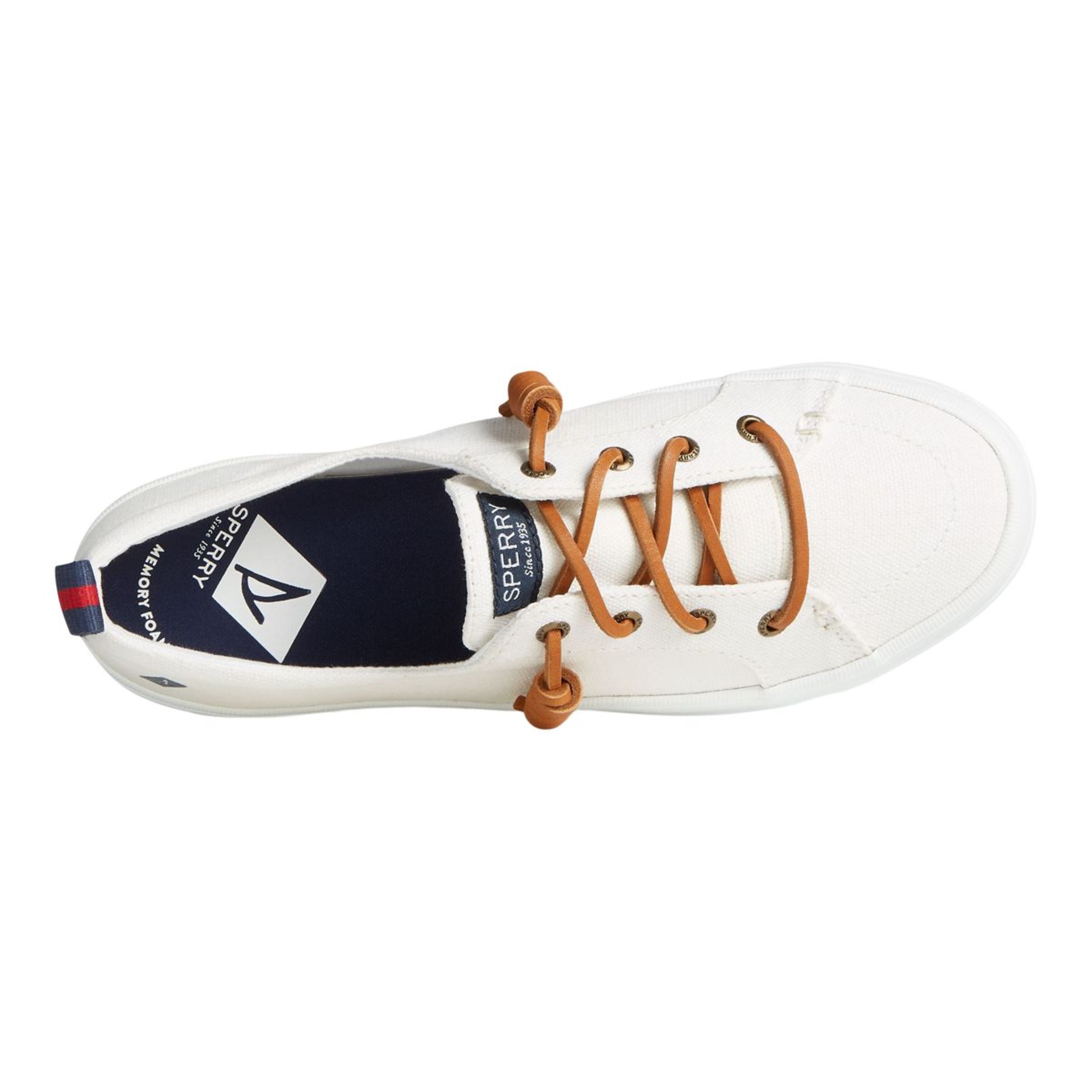 sperry women's crest vibe leather sneakers
