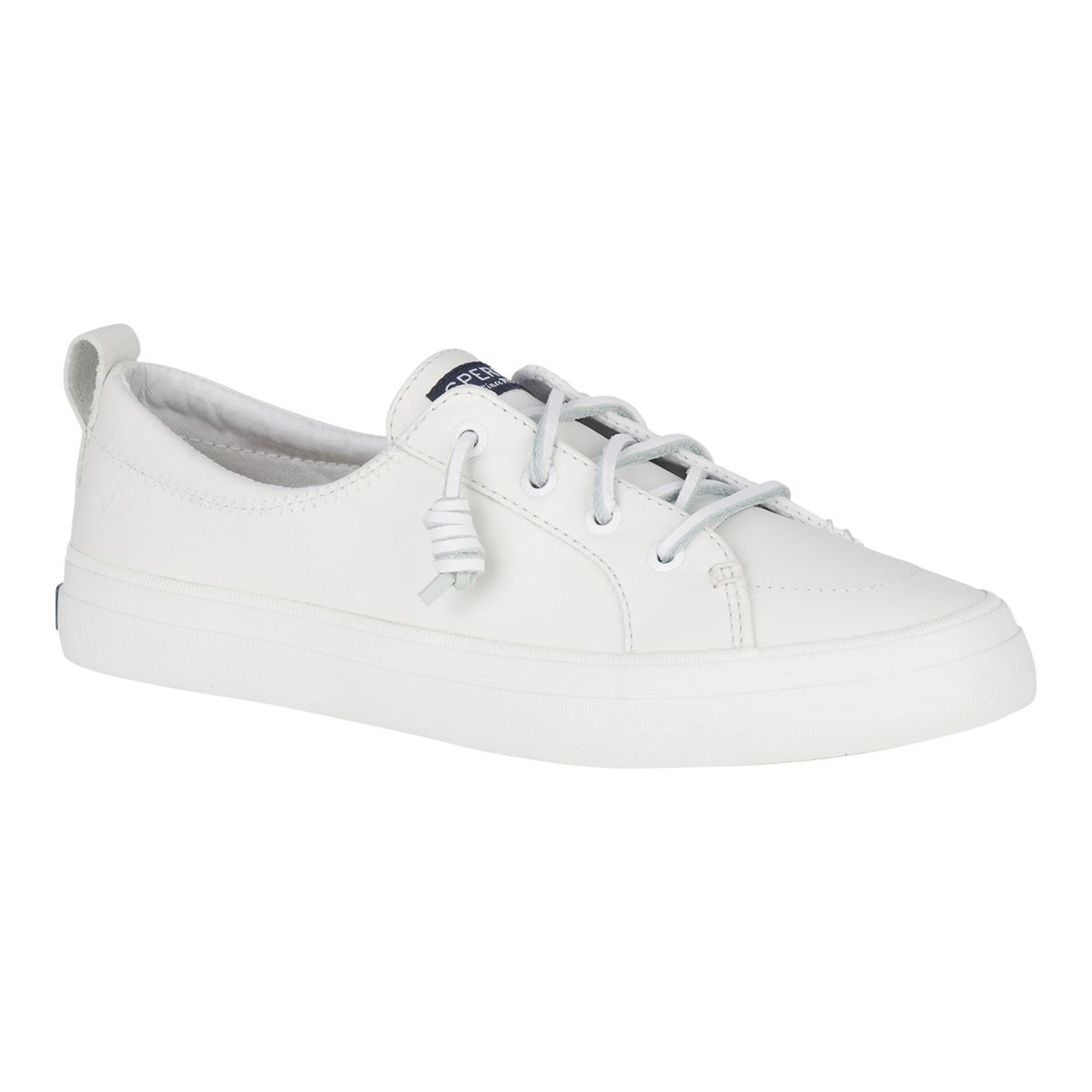 Sperry Women's Crest Vibe Leather Sneakers - White | SportChek