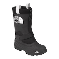 The North Face Kids' Alpenglow Extreme III Winter Boots Front_Three_Fourths_Angled_Right