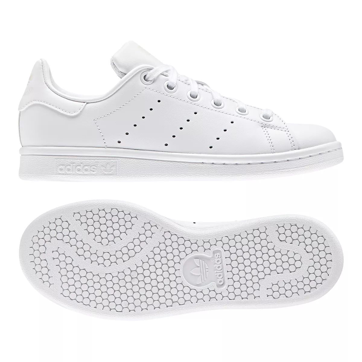 adidas Girls' Stan Smith Grade School Shoes - White/Pink