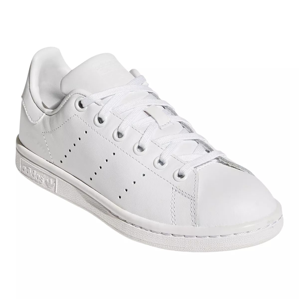 adidas Girls' Stan Smith Grade School Shoes - White/Pink