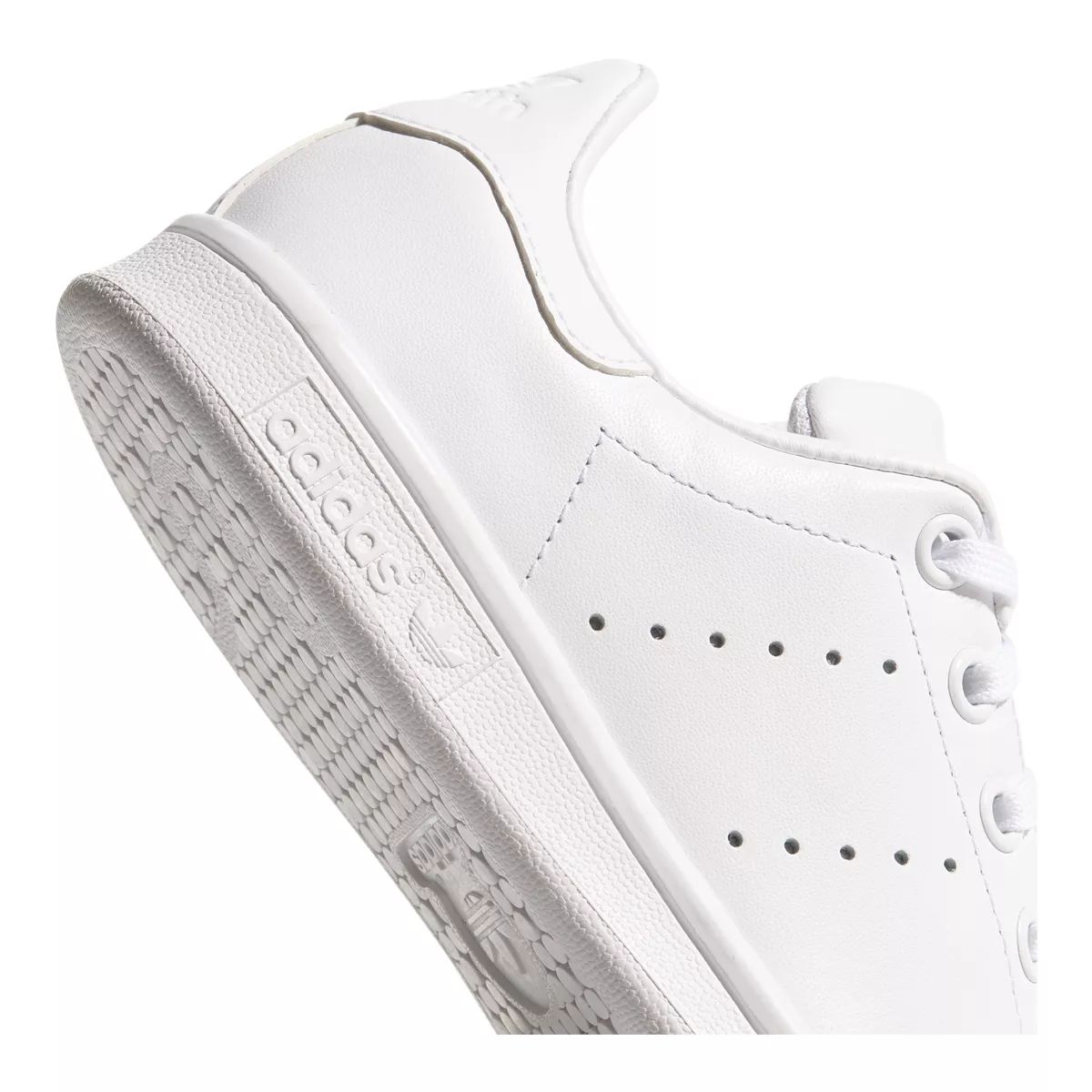 adidas Girls' Stan Smith Grade School Shoes - White/Pink