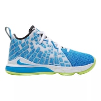 Nike Kids' Pre-School LeBron XVII Basketball Shoes, Boys'/Girls', Indoor, Knit, Cushioned Side_Right