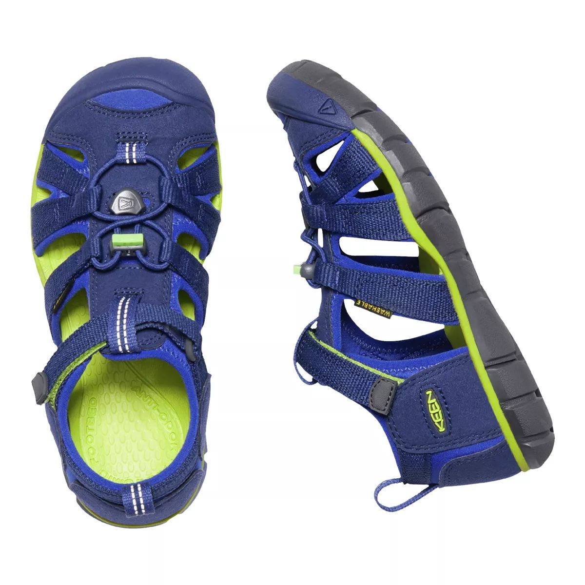 Keen Kids' Pre-School/Grade School Seacamp II CNX Closed Toe Sandals/Shoes, Boys'/Girls', Heel Strap