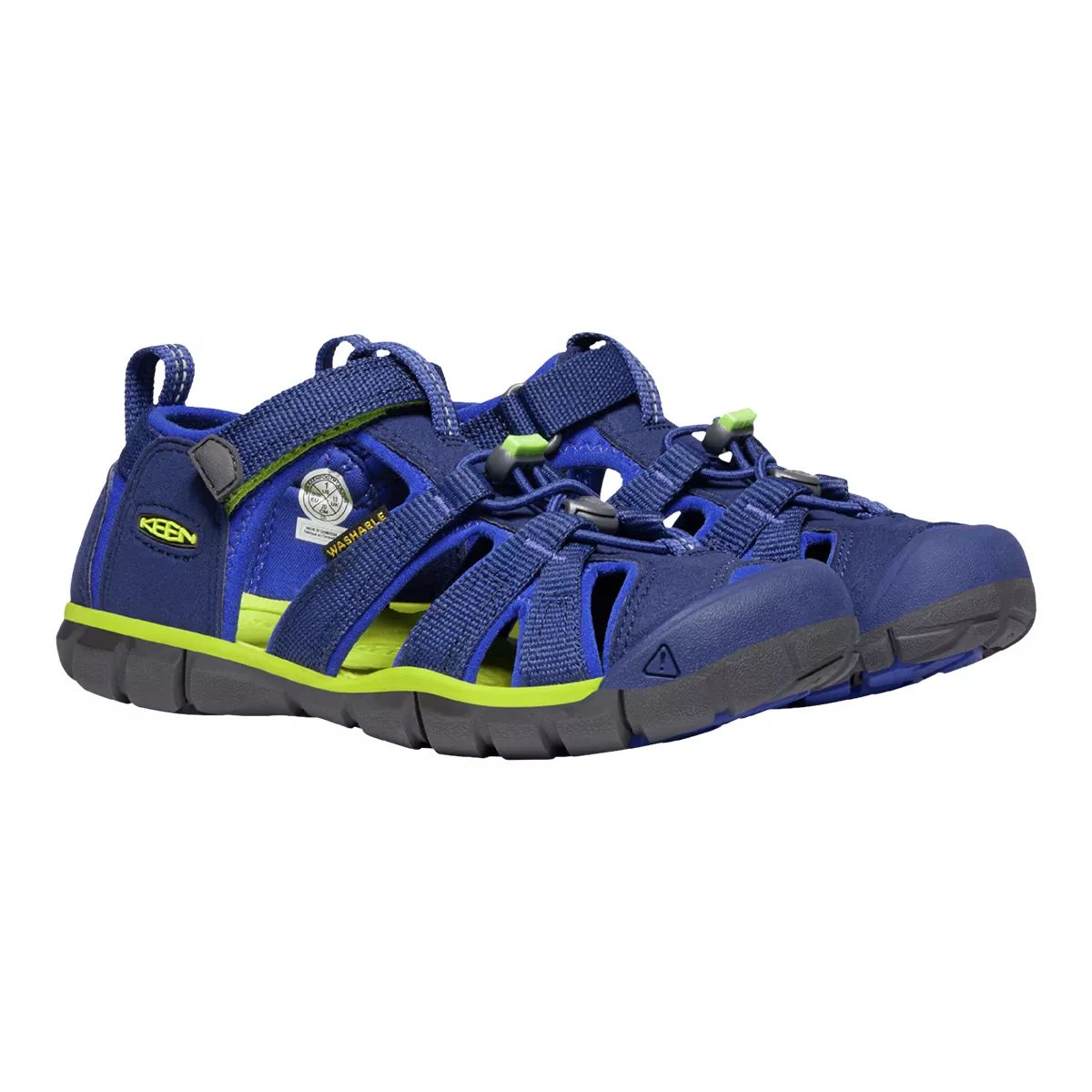 Keen Kids' Pre-School/Grade School Seacamp II CNX Closed Toe Sandals/Shoes, Boys'/Girls', Heel Strap