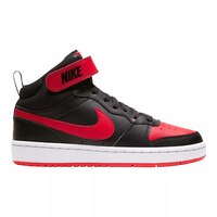 Nike Kids' Grade School Court Borough 2 Shoes, Boys, Mid Top, Basketball, Leather, Lace Side_Right
