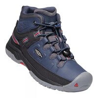 Keen Kids' Pre-School/Grade School Targhee Hiking Shoes, Boys', Mid top, Waterproof Front_Three_Fourths_Angled_Right