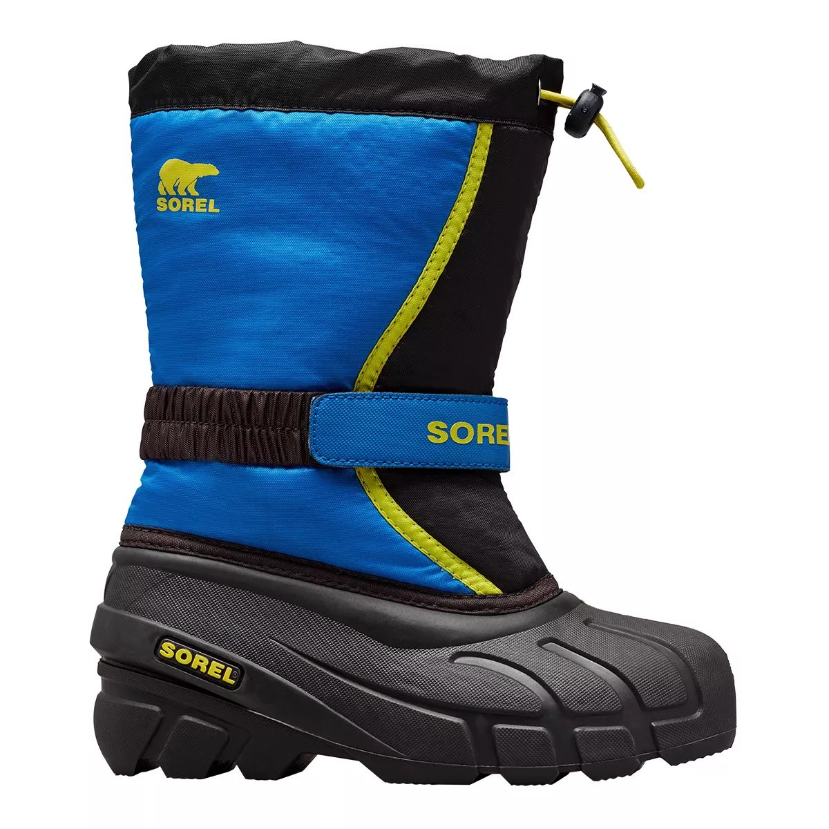 Sorel Kids' Pre-School Flurry Winter Boots  Boys' Waterproof Velcro