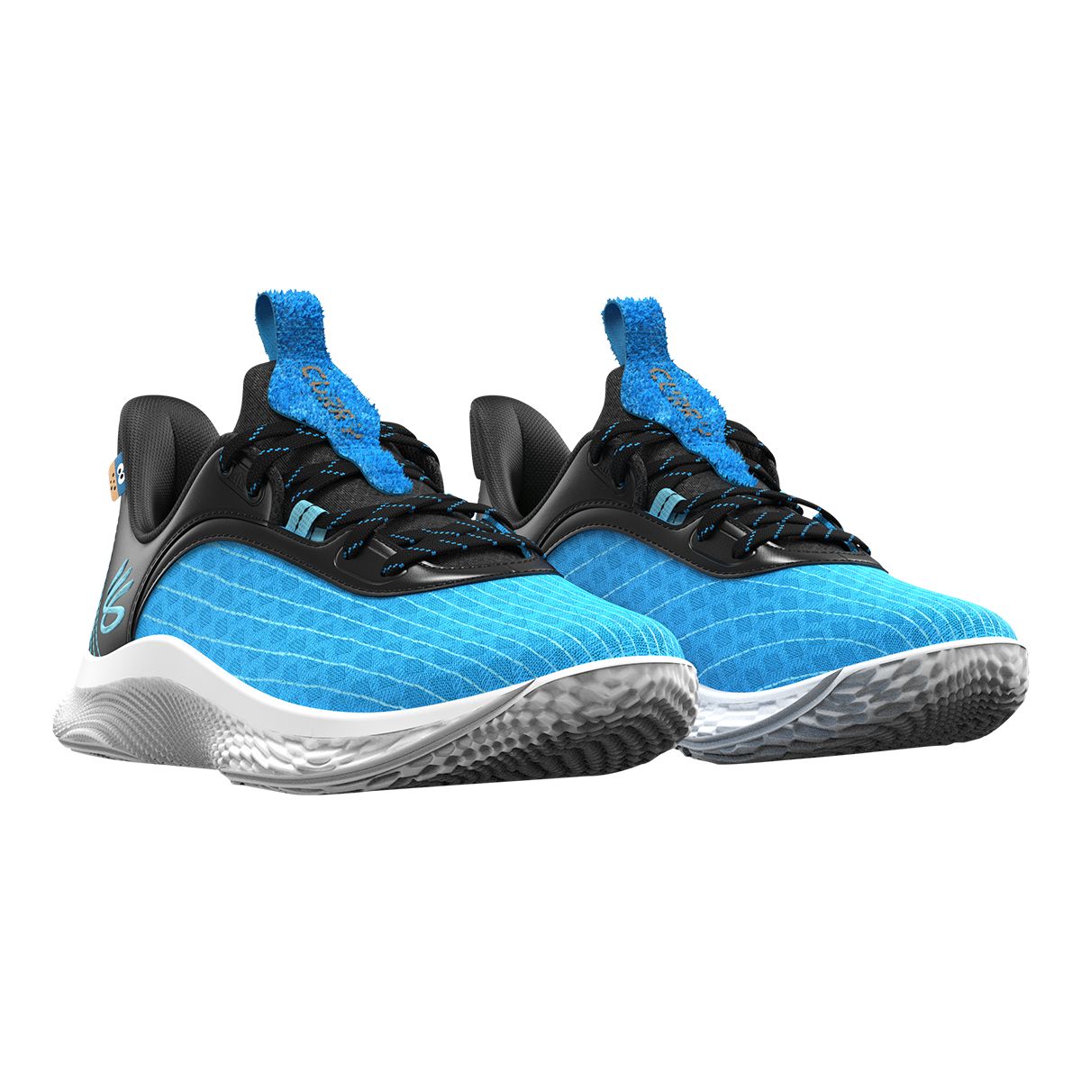 Under Armour Kids' Pre-School Curry 9 Cookie Monster Basketball Shoes