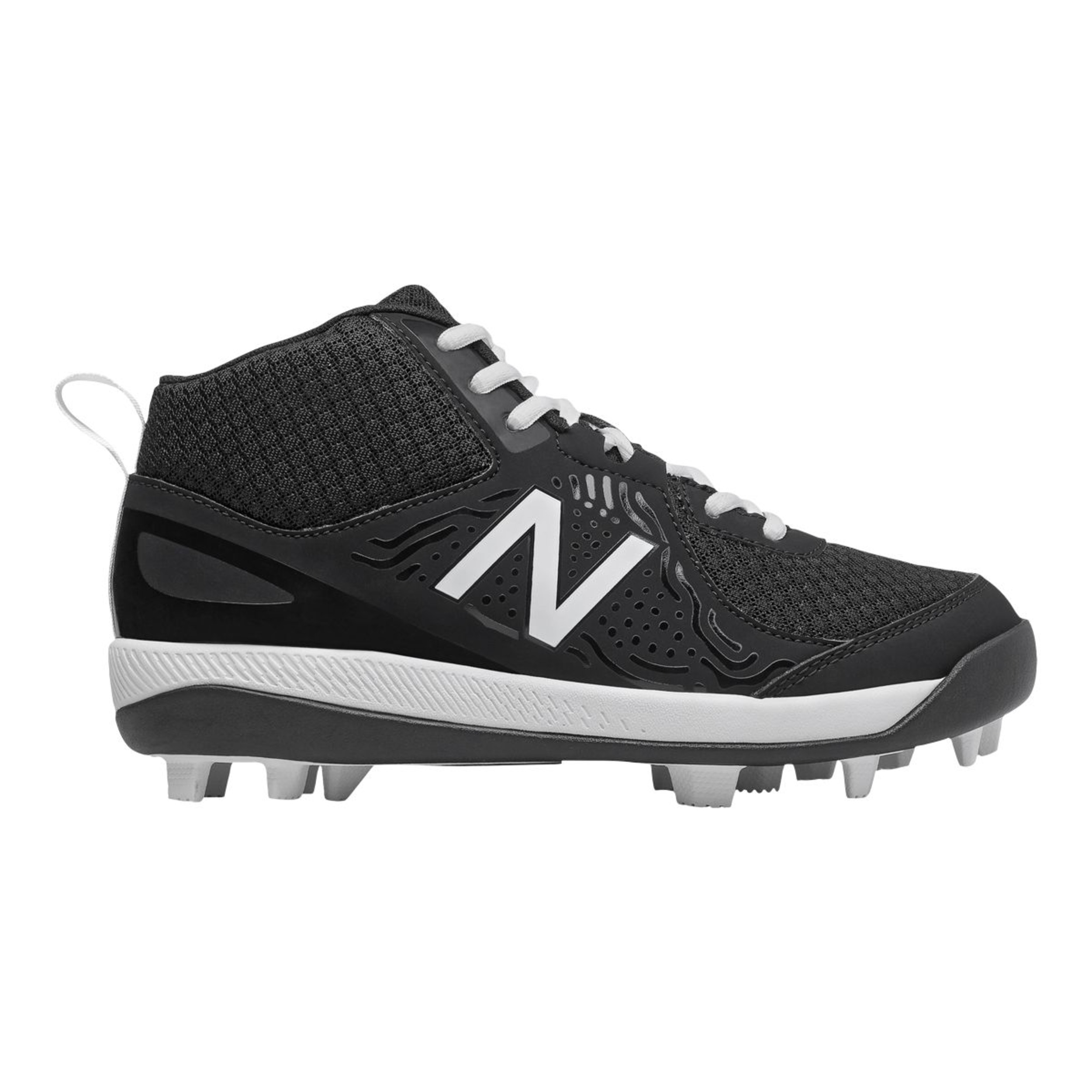 New Balance Kids' 3000V5 Molded Mid Top Baseball Cleats