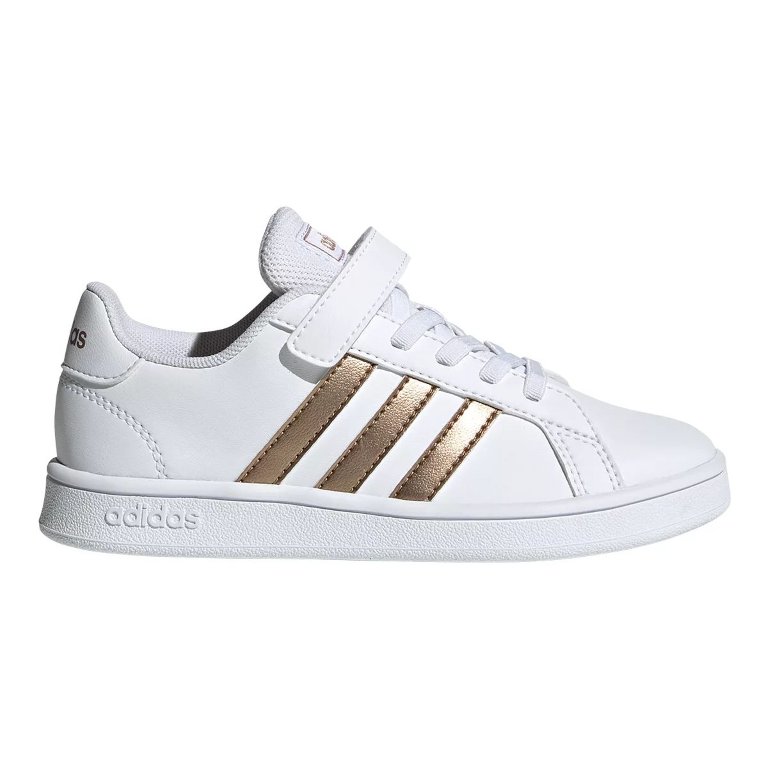 adidas Kids' Pre-School Grand Court AC Shoes, Tennis, Lace, Velcro, Lightweight