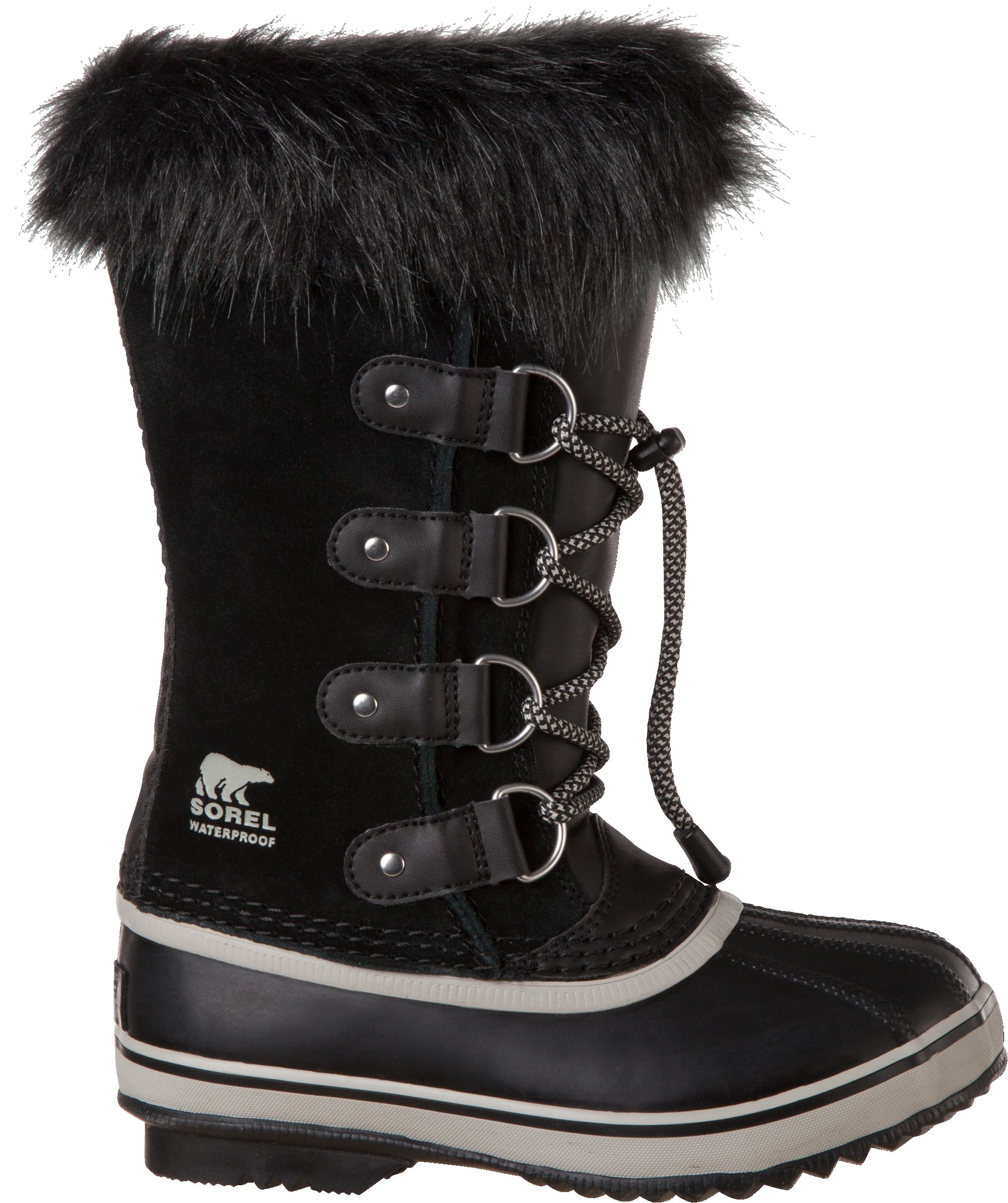 Sorel Kids' Grade School Joan of Arctic  Winter Boots Girls' Waterproof Faux Fur