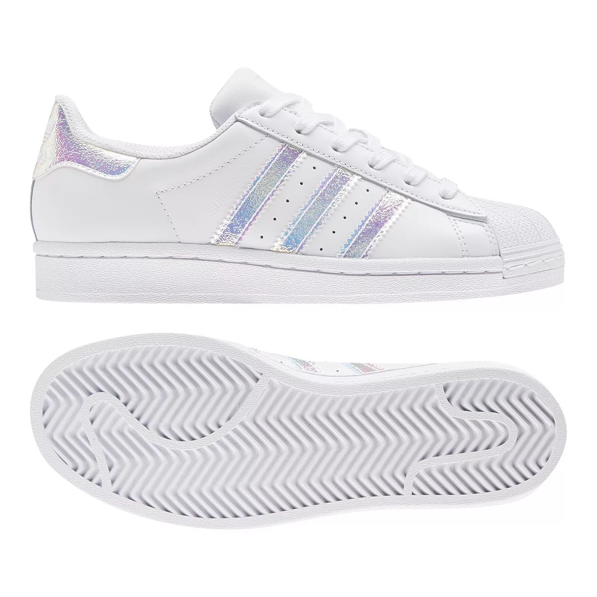 adidas Kids'  Originals Superstar Shoes, Girls, Trainer, Lace, Leather