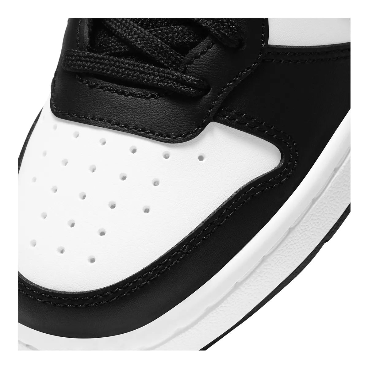 Nike Kids' Grade School Court Borough 2 Shoes, Girls, Mid Top, Basketball, Leather, Lace