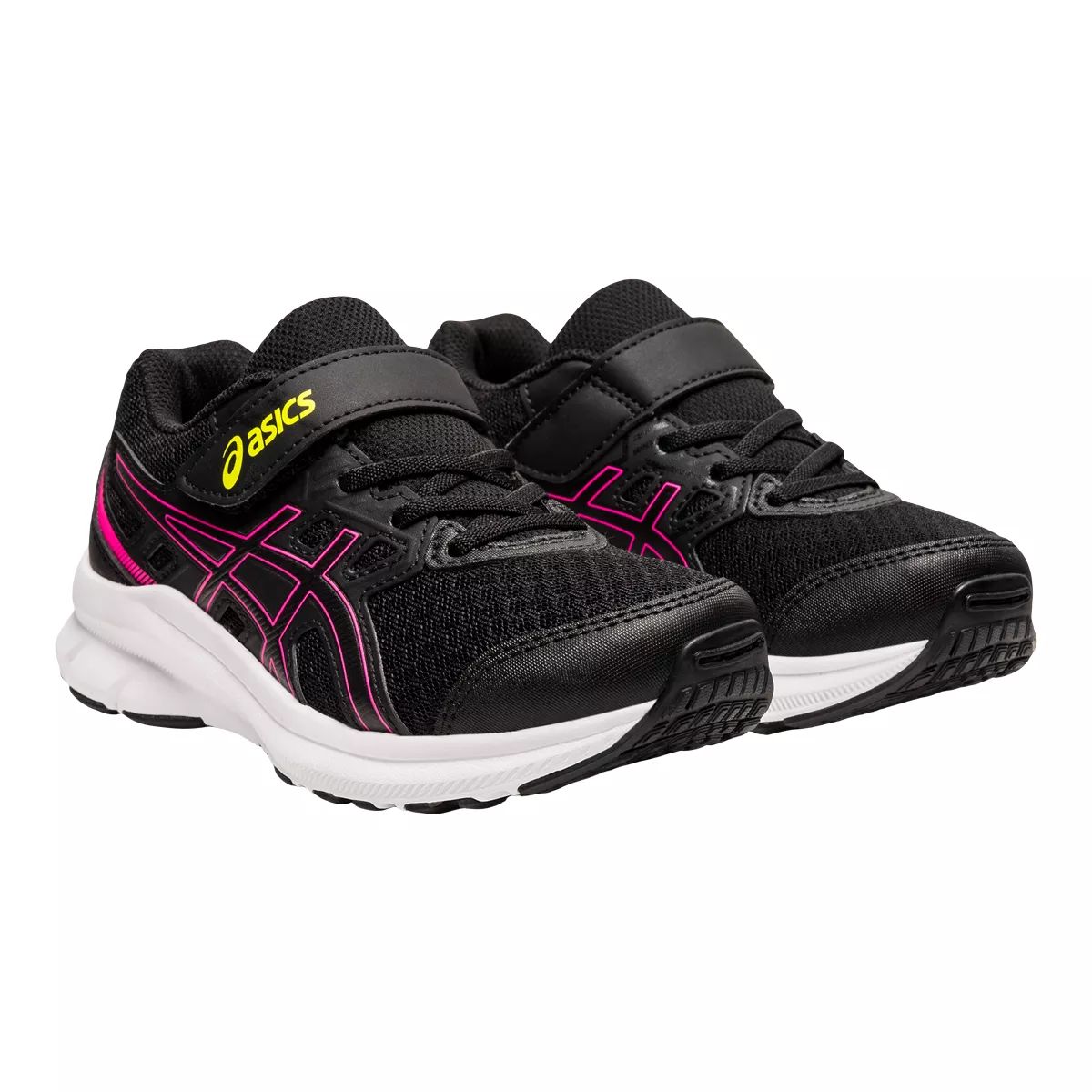 ASICS Kids' Pre-School Jolt 3 Sneakers, Girls', Slip On, Road, Running, Leather