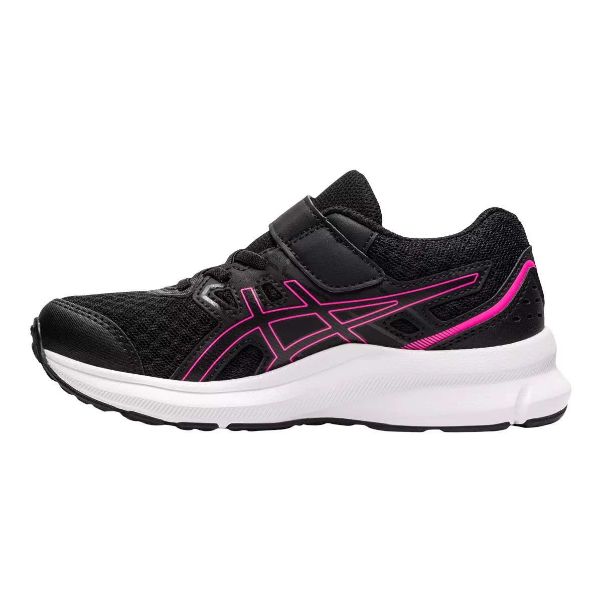 ASICS Kids' Pre-School Jolt 3 Sneakers, Girls', Slip On, Road, Running, Leather
