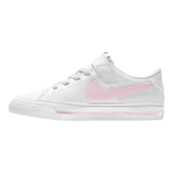 Nike Kids' Pre-School Court Legacy SE Shoes, Girls, Tennis, Sneakers, Lace, Velcro Side_Right