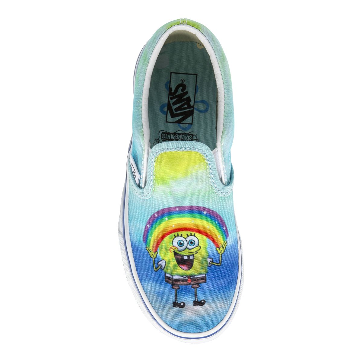 Vans x SpongeBob Kids' Pre-School  Classic  Skate Shoes, Sneakers, Girls', Low Top