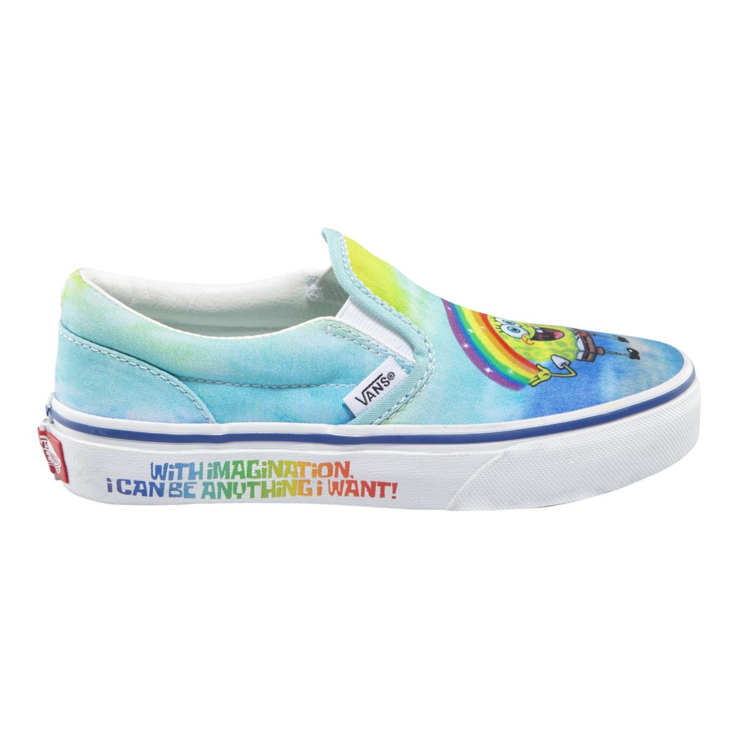 Vans x SpongeBob Kids' Pre-School  Classic  Skate Shoes, Sneakers, Girls', Low Top