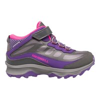 Merrell Kids' Pre-School/Grade School Moab Speed AC Hiking Shoes, Girls', Mid top, Waterproof Side_Right