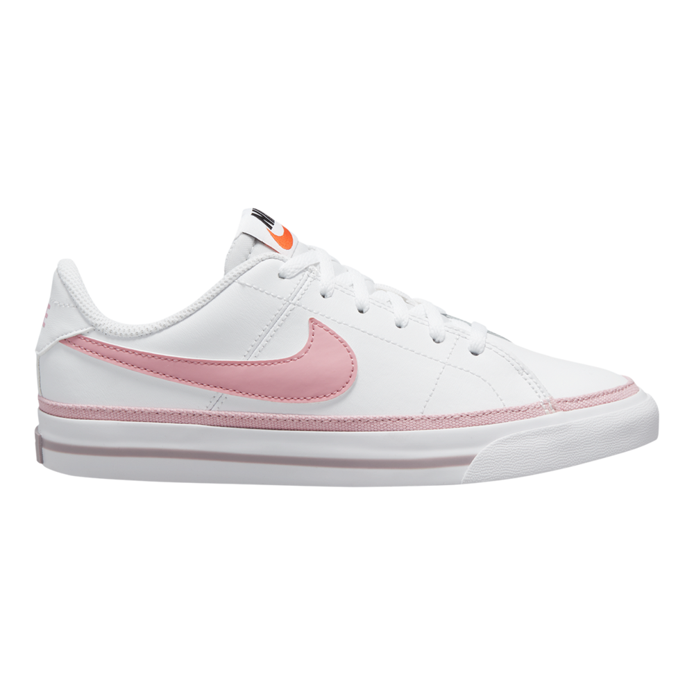 Nike Kids' Grade School Court Legacy Shoes, Girls, Tennis, Sneakers, Leather, Cushioned