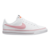 Nike Kids' Grade School Court Legacy Shoes, Girls, Tennis, Sneakers, Leather, Cushioned Side_Right
