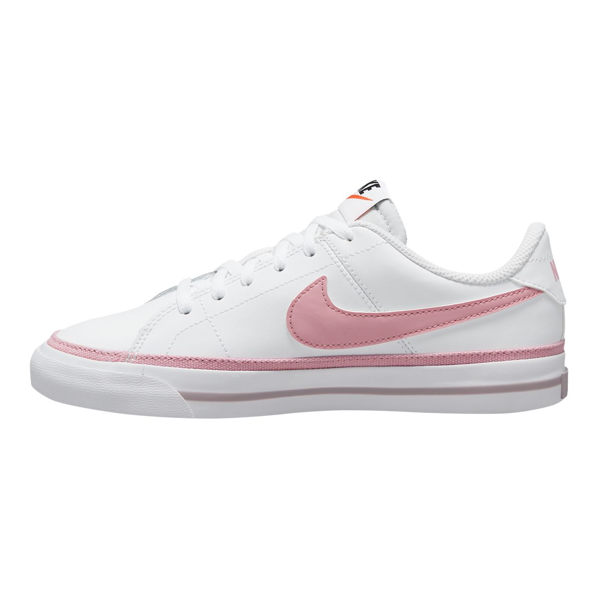 Nike Kids' Grade School Court Legacy Shoes, Girls, Tennis, Sneakers, Leather, Cushioned
